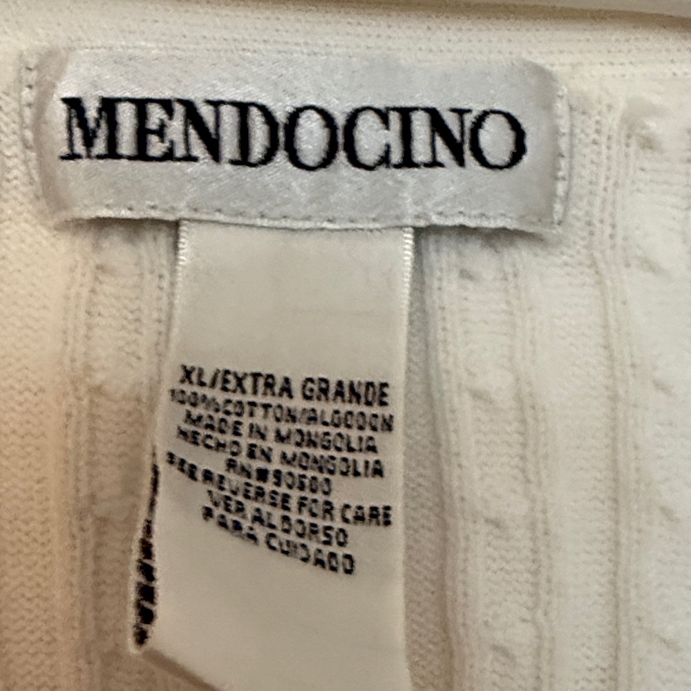 Mendocino Ivory Button-Up Cardigan - Picture 2 of 3